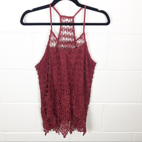 Rebellion Tops - Rebellion Crochet Tank Top
